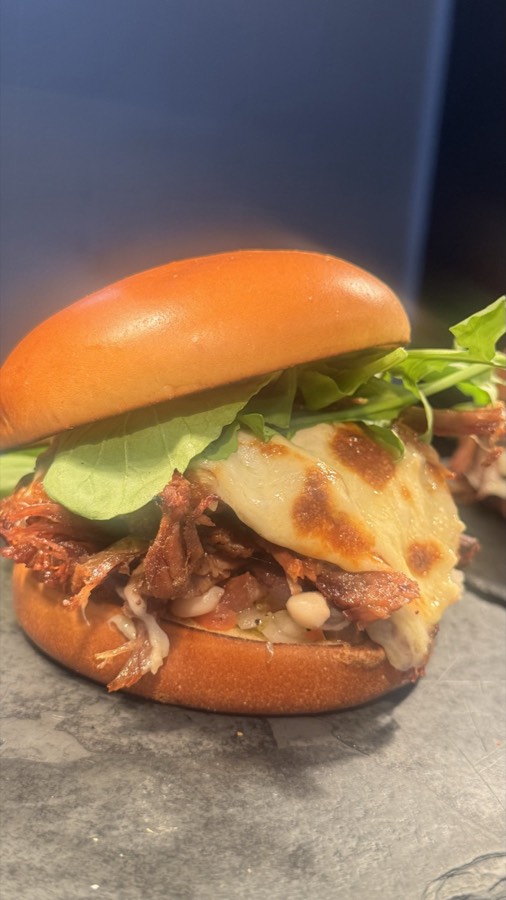 Foto original do sanduíche de pulled pork